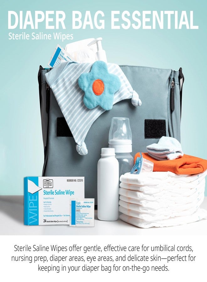 PDI Hygea C22370 Sterile Saline Wipe, 6" x 4", 24/bx - Image 4